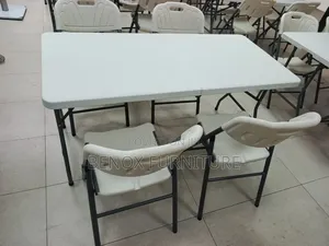 Plastic Table and 4 Chairs