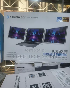 Powerology Dual Screen Portable Monitor