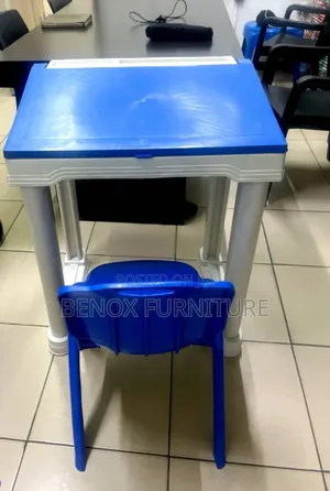 Plastic School Desk With Locker Only