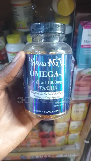 New Age Omega 3 Fish Oil 1000mg Epa/Dha 100 Softgels