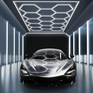 Modern Car Garage Hexagon Ceiling Light