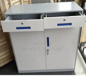 Metal Cabinet Cupboard Double Door