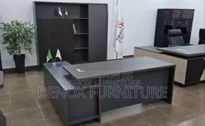 Complete Sets of Desk With Drawers and Wooden Shelves