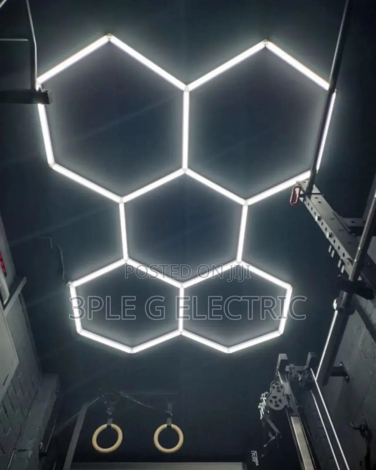 Post Modern Hexagon Led Ceiling Light