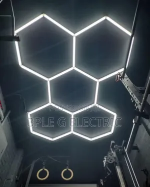 Post Modern Hexagon Led Ceiling Light