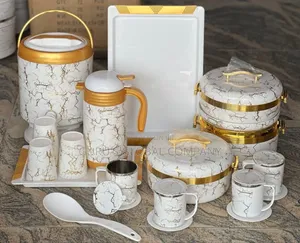 3in1 Lovely Hot Plate Set Jug Cup Spoons