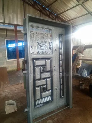 4ft Double Panel Door With Laser Cut Design