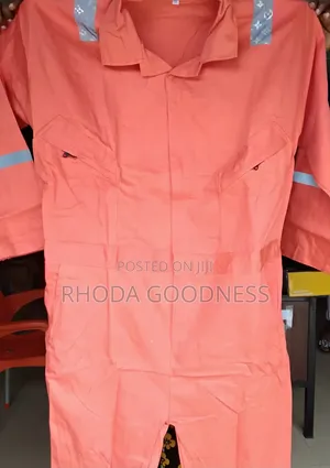 Orange Safety Coverall Straight