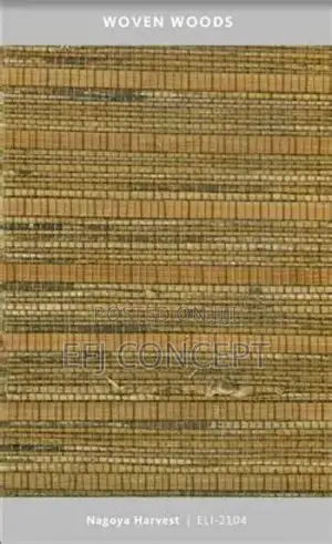 Day And Night Window Blind - Lovely Brown Color Woven-like Design