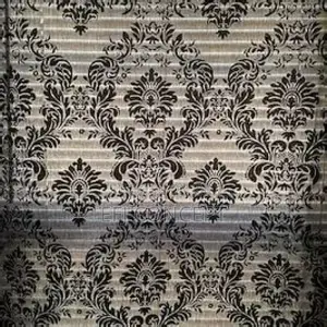 Day And Night Window Blind - Lovely Gold And Black Floral Design