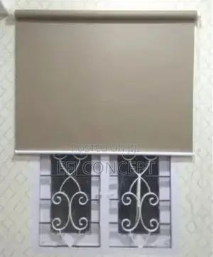 Day And Night Window Blind - Lovely Plain Beige Design