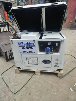 10kva Perkins Three Phase Diesel Soundproof Gen 100% Copper Coil