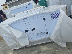 Come I Have Complete 60kva Perkins Diesel Soundproof Gen 2years Wty