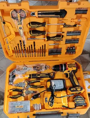 165pcs 20v Cordless Brushless Compact Impact Drill Kit