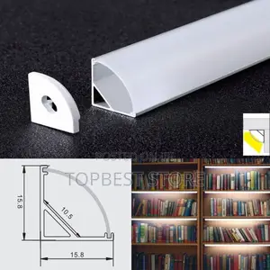 Store Corner Aluminum Channel Rail
