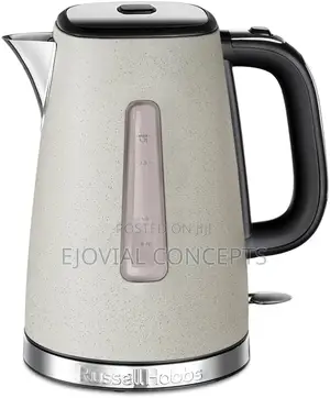 Russell Hobbs 2400w Luna Cordless Kettle, 1.7 Liter Capacity, Stone