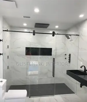 Sliding Shower Cubicles 10mm Tempered Plain Glass