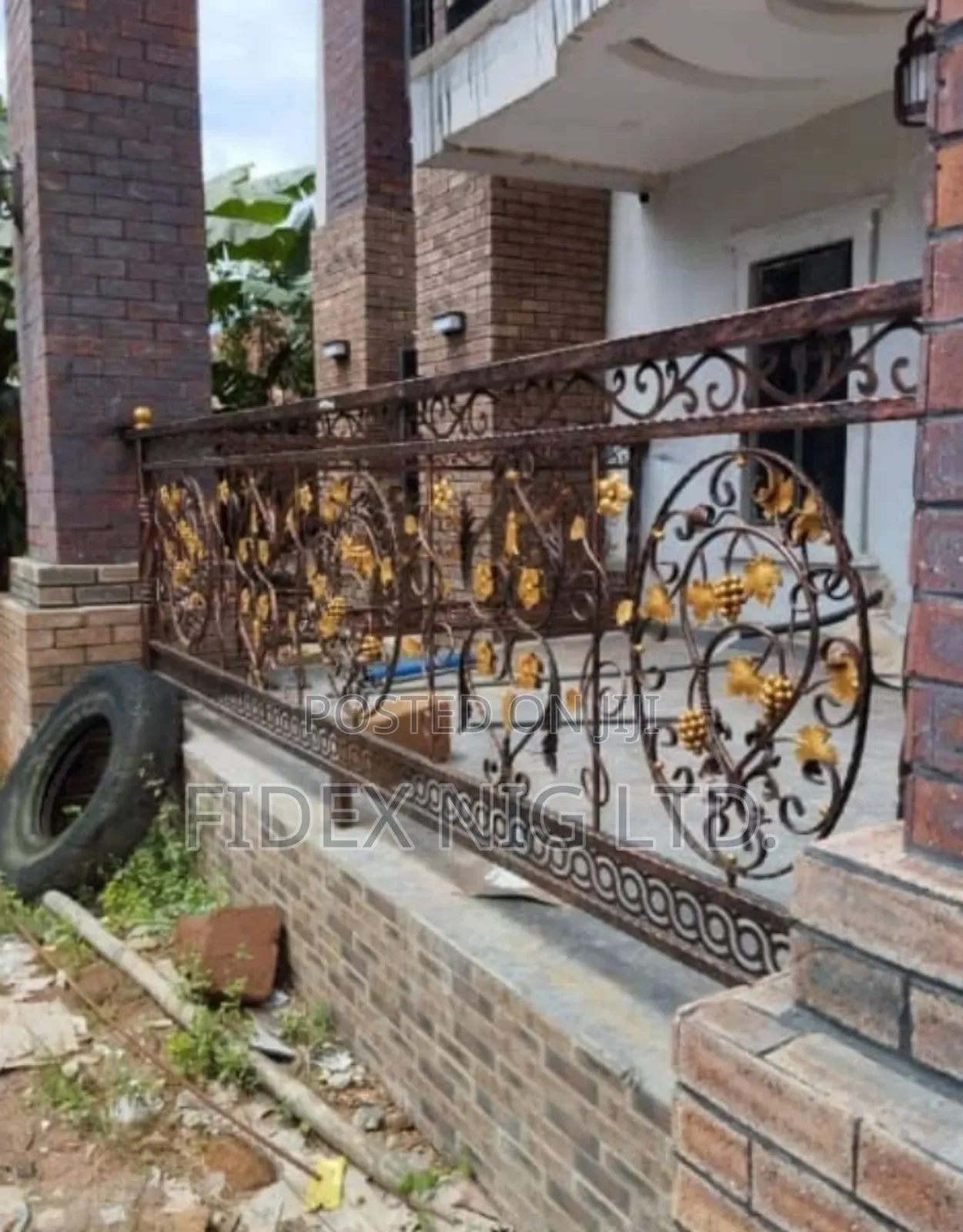 Solid and Quality Handrail Wrought Iron