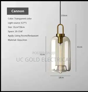 Nordic Led Glass Chandelier Single Multi Headdining Roompendant Light