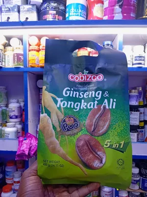 Cobizco 5-in-1 Ginseng Tongkat Ali Premix Coffee.