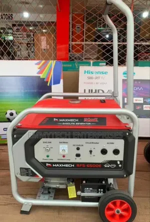 (6.5kva)Original Maxmech Petrol Generator 100% Copper Coil