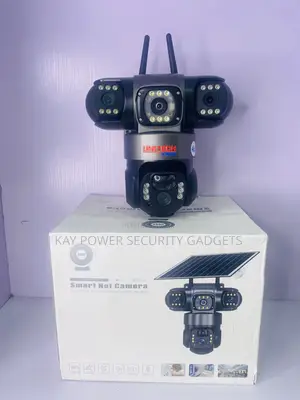 4g V380 Triple Lens Solar Camera
