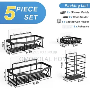 5 in 1 Corner Shower Caddy Organizer