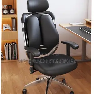 Executive Kidney Leather Office Chair