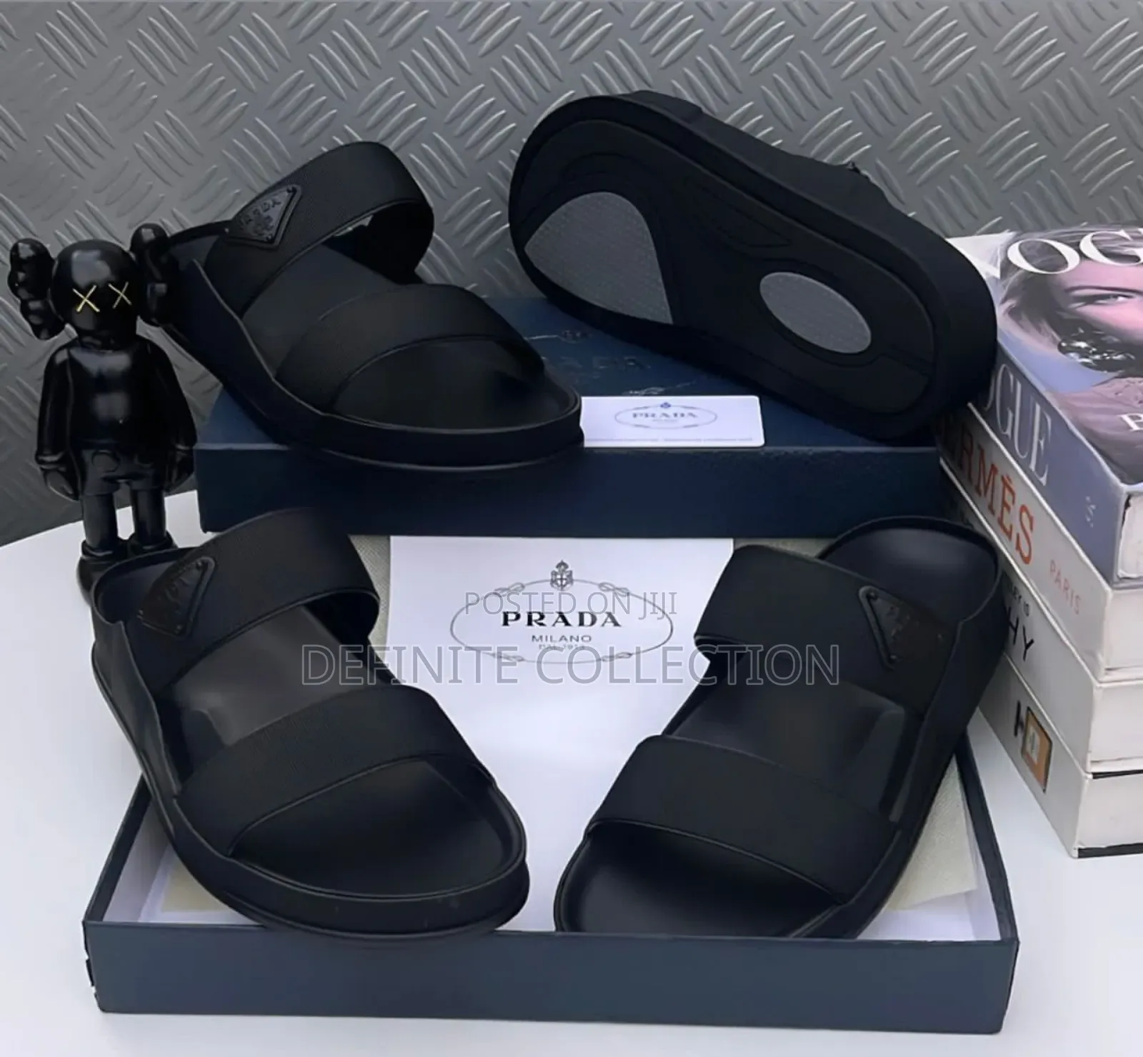 New Prada Leather Slipper