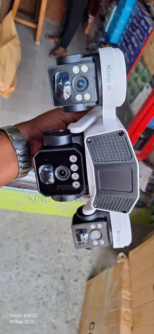 4g 3 Lens Camera With Double Solar Panels