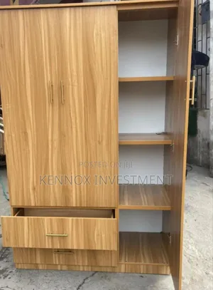 3 Door Quality 4ft HDF Wardrobe