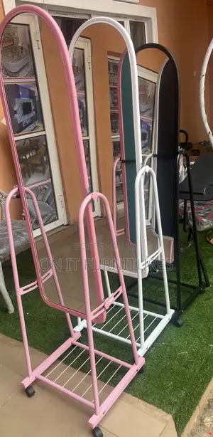 Elegance on Wheels – Premium Imported Standing Mirror