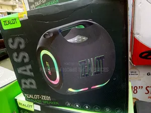 Zealot Ze01 Portable Waterproof RGB Colorful Light Wireless Subwoofer