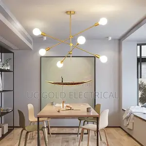 Nordic Pendant Lamp Iron Gold E27 Led Modern Indoor Lighting Luxurious