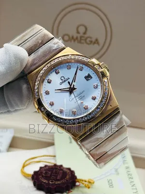Original Omega Gold Stainless Steel Calendar Quartz Watch
