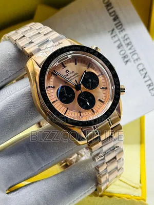 Original Omega Gold Stainless Steel, Chronograph Quartz Watch