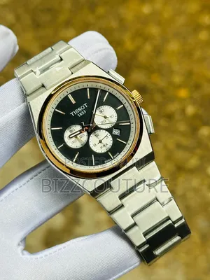 Original Tissot Silver Stainless Steel, Chronograph Quartz Watch