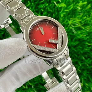 Original Fendi Silver Stainless Steel Quartz Watch