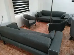 Black Sofa Set by 7 Seater 3.7m