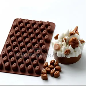 Mini Coffee Beans Shaped Silicone Mold For Candy, Gummies Chocolates