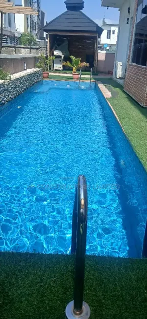 Long Blue Swimming Pool