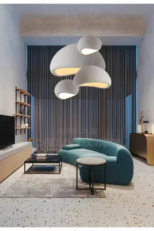 Modern Led Chandeliers Light Minimalist Wabi-Sabi Living Kitchen Islan