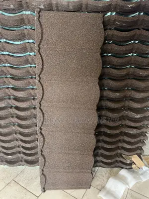 Brown Stone Coated Roofing Tiles Bond Design