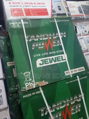 Tandhan Power 220ah Tubular Battery Available Stock