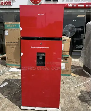 Hisense 204litters Double Door Refrigerator With Dispenser Ref 205drb