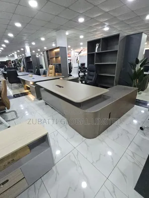 2.4 Metres Executive Office Table With Led Lights and Charging Pot