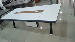 3 Metres White Conference Table / 8 Seaters Conference Table
