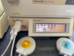 Sonicaid Team Ip Fetal Doppler With Toco and Us Transducers on Trolley