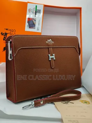 Super High Quality Luxury Men's Handbags Hermes Well Branded Package