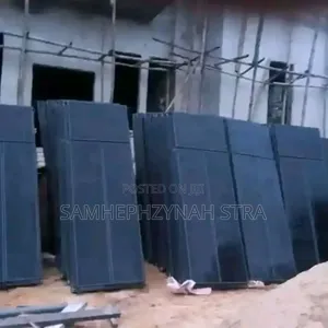 Black Frameless Aluminum Window